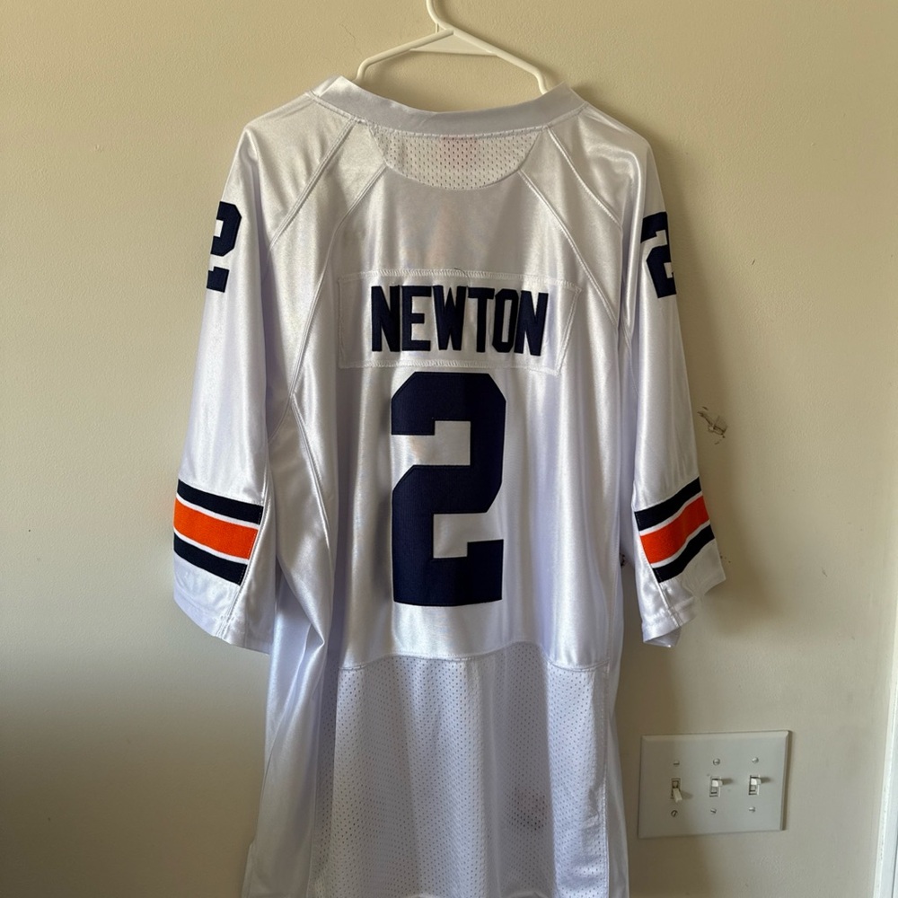 Men’s Under Armour Cam Newton #2 Auburn Tigers NCAA Vintage Sz 2XL - White RARE - Picture 6 of 6